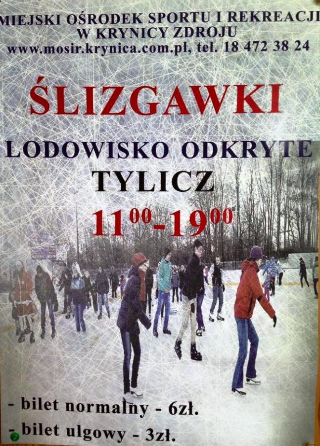 Lodowisko w Tyliczu - zapraszamy