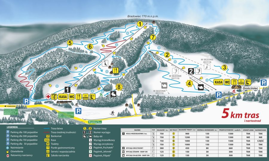 Mapa stoku Tylicz-ski